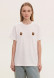 White basic T-shirt with a print "ти як?"